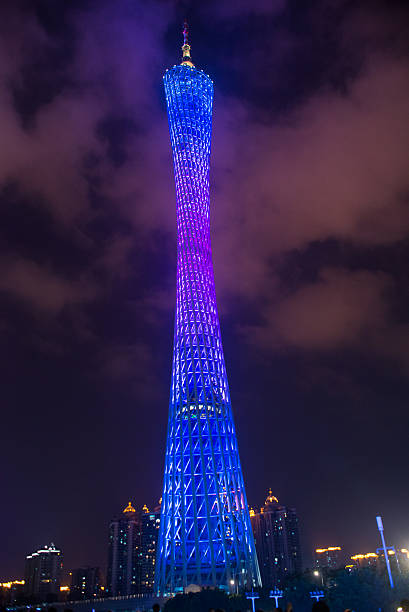 istock colorful Guangzhou Tower 492357240