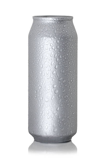 beer can isolated stock photo
