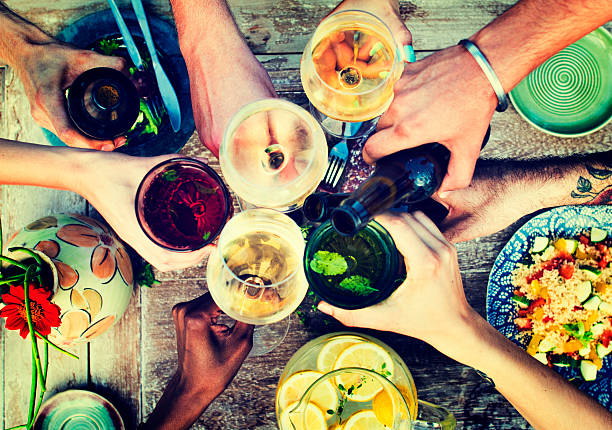 istock Food Beverage Party Meal Drink Concept 492360648