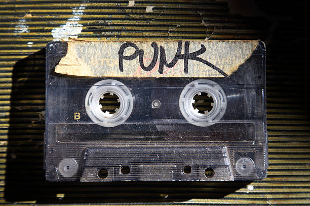 Punk Mixed Tape Original PUNK mixed tape. punk music stock pictures, royalty-free photos & images