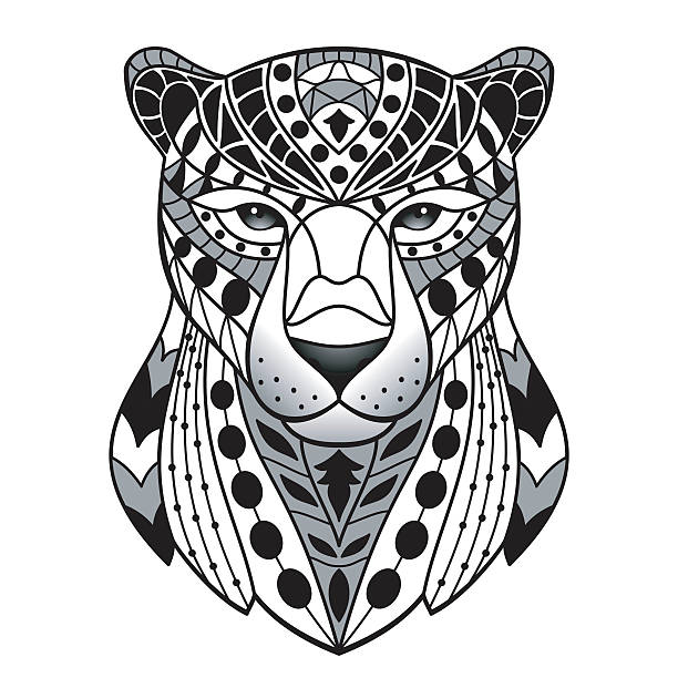 Panther Stock Illustration - Download Image Now - Mountain Lion, Tattoo,  Black Color - iStock