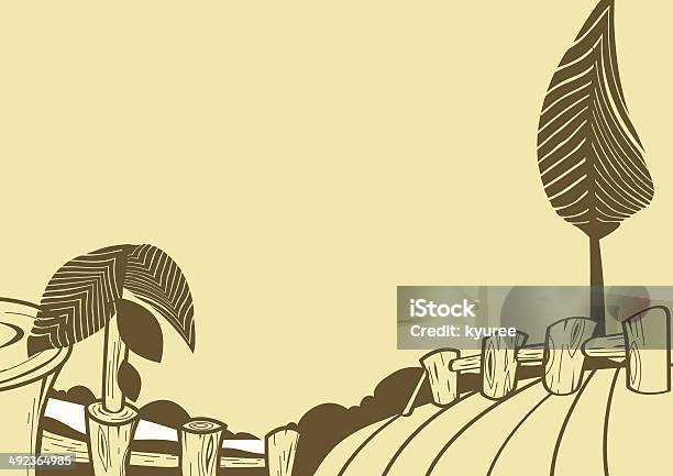 Line Art 11 Stock Illustration - Download Image Now - Agricultural Field, Autumn, Backgrounds
