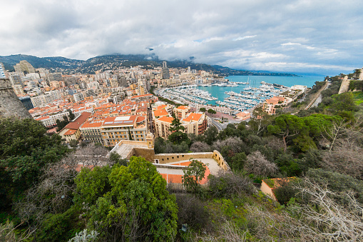Aerial View over Monte Carlo