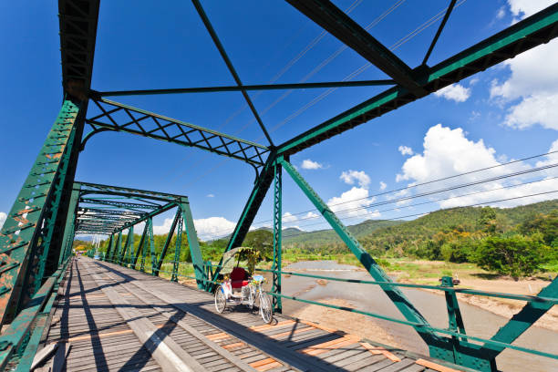 istock Historical bridge over the pai river 492368179