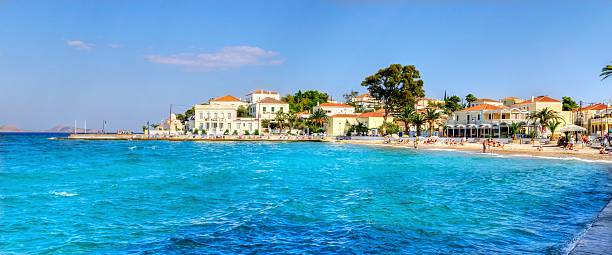istock Beautiful Greek Island, Spetses 492371466