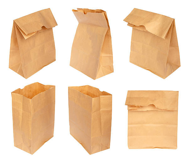 istock Group of paper bag isolated 492371586