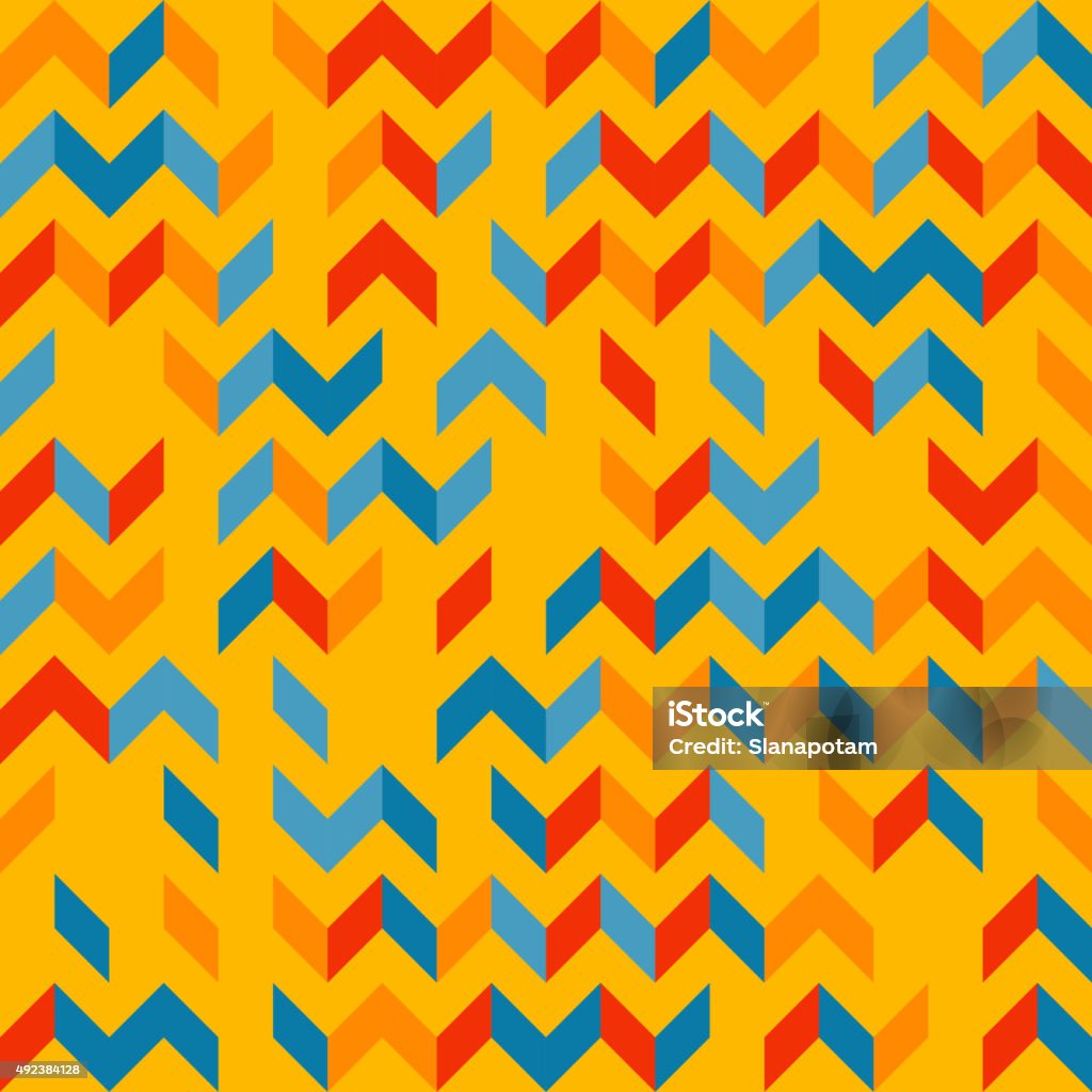 Chevron Color Patterns Colorful Chevron Pattern Stock Illustration - Download Image Now - 2015 ...