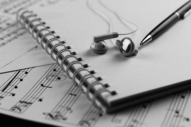 istock Sheet music with a number of accessories 492387840