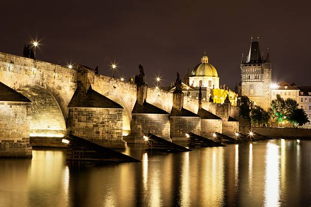 istock Historic Charles Bridge in Prague, Czech Republic 492390588