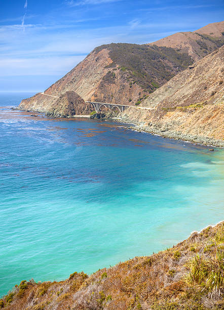 California coastline along Pacific Coast Highway, USA. California coastline along Pacific Coast Highway, USA. city of monterey california stock pictures, royalty-free photos & images