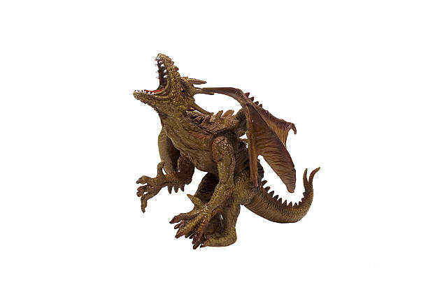 istock Isolated dragon toy photo. 492396744