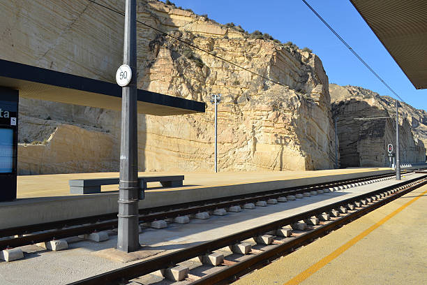Tram station Sangueta, Alicante, Spain, december 2010