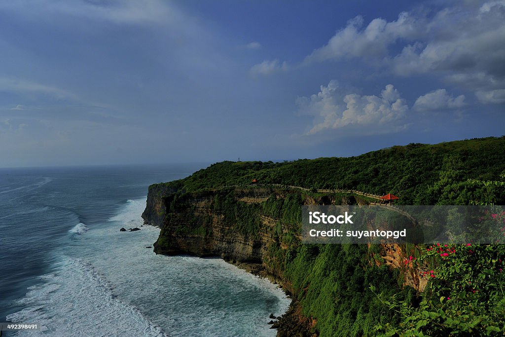 Superbe vue sur la plage depuis la falaise - Photo de Abrupt libre de droits