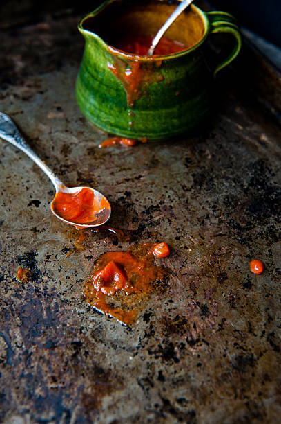 sos pomidorowy - tomato sauce tomato spinach soup zdjęcia i obrazy z banku zdjęć