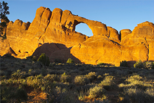 Skyline Arch, Arches National Park, Utah, USA.