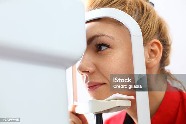 Eyes Exam Stock Photo - Download Image Now - 20-29 Years, 30-39 Years, Adult