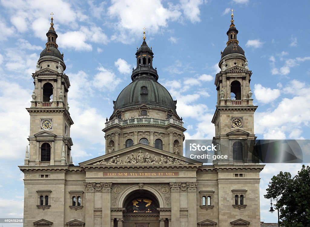 Saint Stephen's Basilica Budapest Hungary landmark 2015 Stock Photo