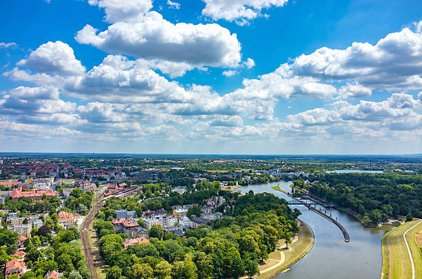 istock Aerial view of Opole 492416500