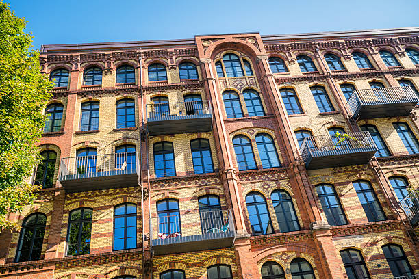istock Restored old apartment building in Berlin, Germany 492417590