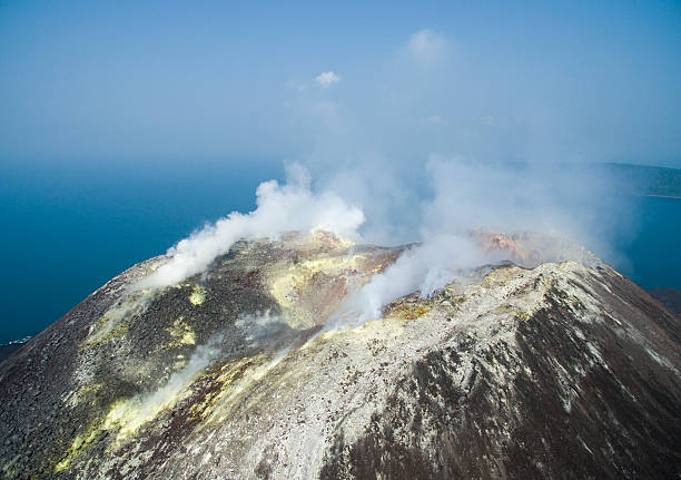 istock Krakatau Volcano Crater 492418056