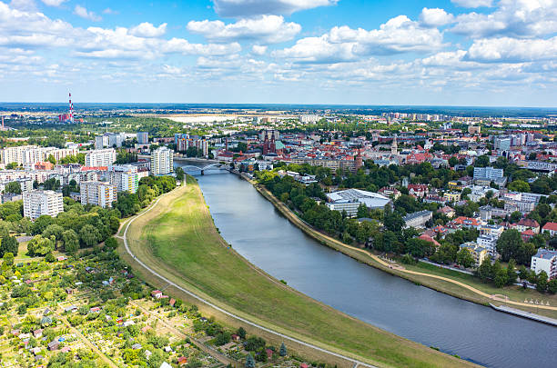 istock Aerial view of Opole 492418492
