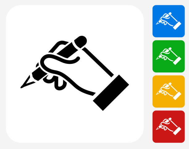 Construction Hands Icon Flat Graphic Design Construction Hands Icon. This 100% royalty free vector illustration features the main icon pictured in black inside a white square. The alternative color options in blue, green, yellow and red are on the right of the icon and are arranged in a vertical column. white background isolated on white vibrant color drawing stock illustrations