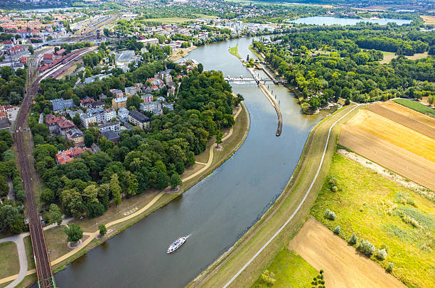 istock Aerial view of Opole 492419656