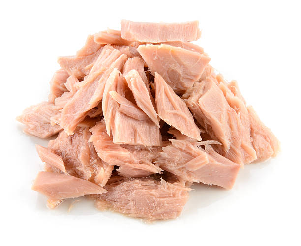 istock Tuna. Canned fish isolated on white 492419964