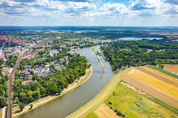 istock Aerial view of Opole 492421702