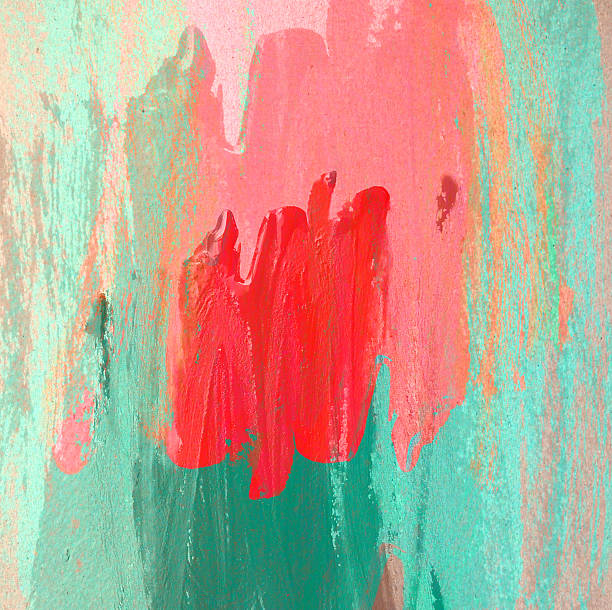 istock brushstrokes of different colors on paper background 492425764
