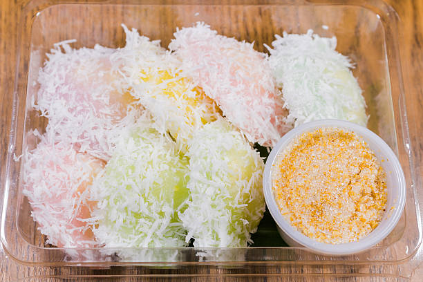 istock Mung bean rice-crepe, Thai dessert 492426490