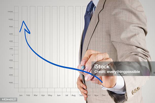 Businessman Hand Working With New Modern Computer And Business S Stock Photo - Download Image Now