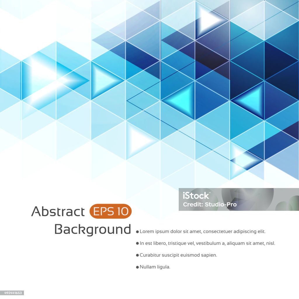 Abstract background Abstract modern geometric background with a space for your text. EPS 10 vector illustration, contains transparencies. High resolution jpeg file included(300dpi). Triangle Shape stock vector