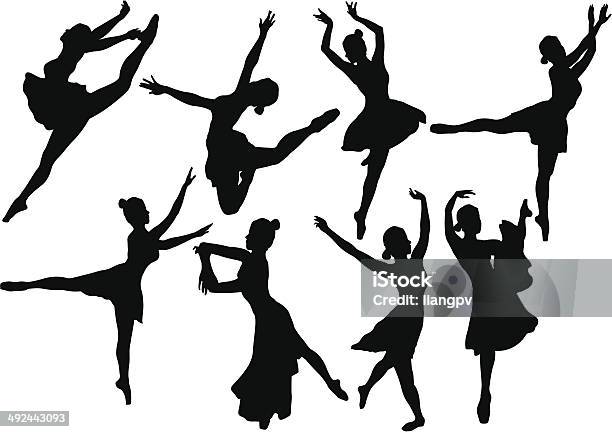 Ballet Stock Illustration - Download Image Now - In Silhouette, Ballet, Ballet Dancer