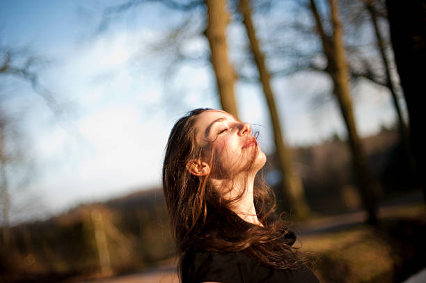 girl in the nature