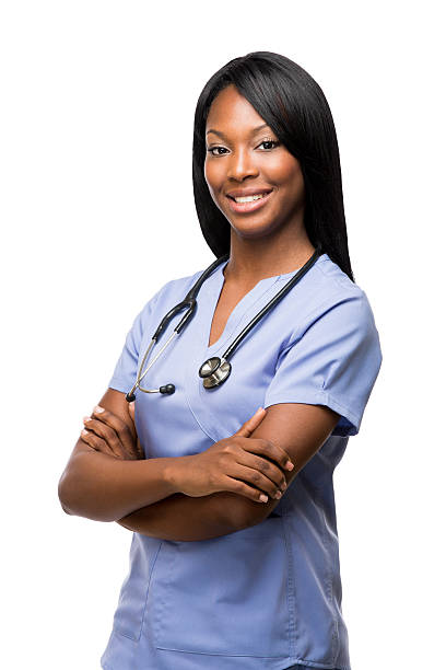 istock Smiling afroamerican nurse 492444459