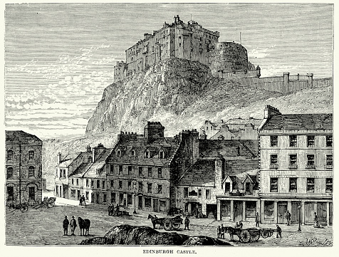View of Edinburgh Castle, 19th Century