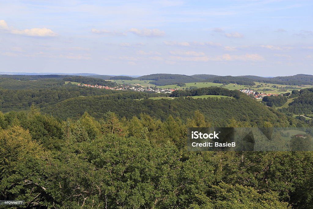 Panoramablick Blick - Lizenzfrei Ansicht aus erhöhter Perspektive Stock-Foto