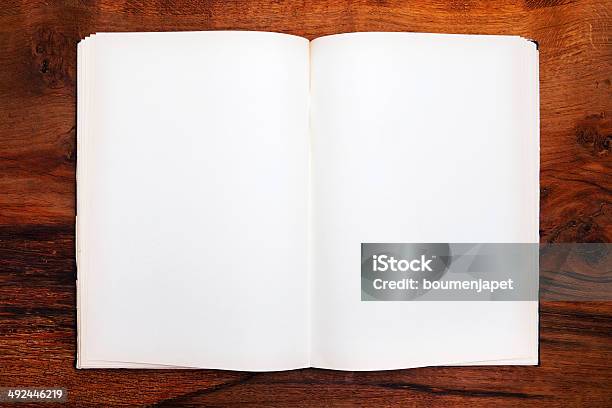 Blank Book Stock Photo - Download Image Now - Antique, Art, Art And Craft