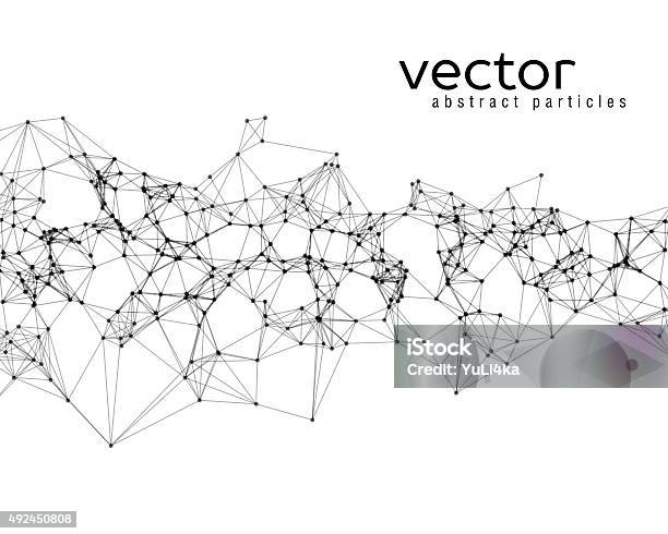 Vector Abstract Particles Stock Illustration - Download Image Now ...