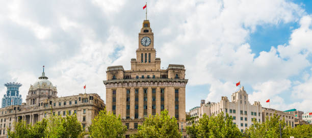 istock Shanghai Bund historical buildings,China (Panoramic) 492454238
