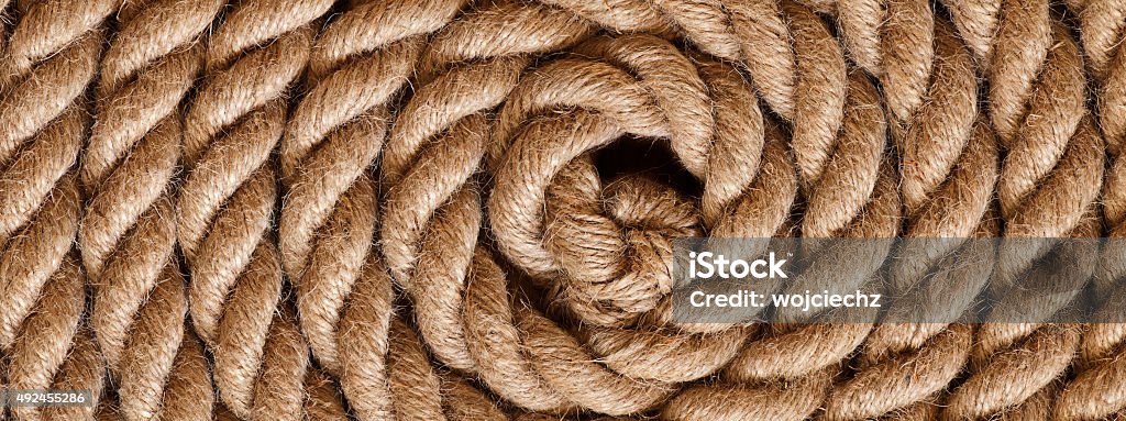 Then Rope Round Rounded Rope Pattern Close Up Stock Photo - Download Image Now - Hemp ...