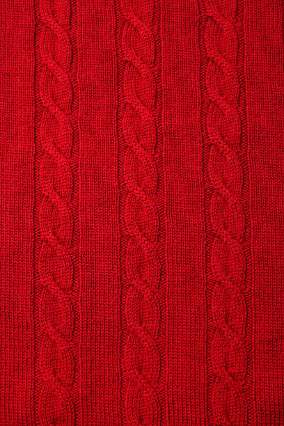 texture de tissu de laine tricotée - knitting vertical striped textile photos et images de collection