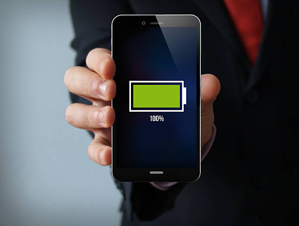 istock full battery businessman smartphone 492455666