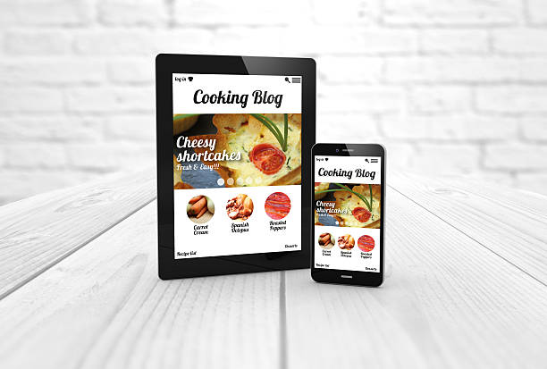 istock cooking blog on tablet and smartphone 492459808