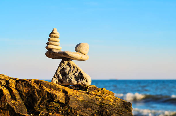 istock Well-balanced of stones 492463072
