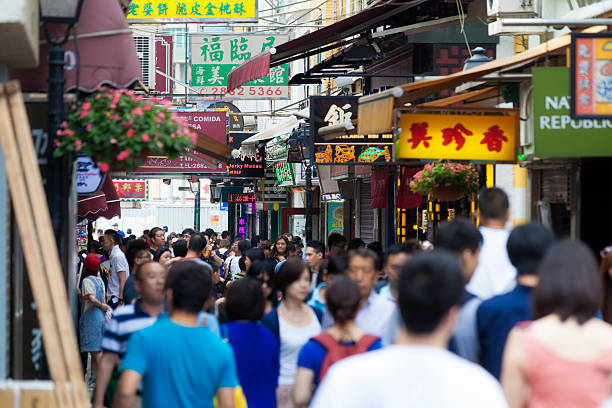 istock Busy street in Macao 492463186