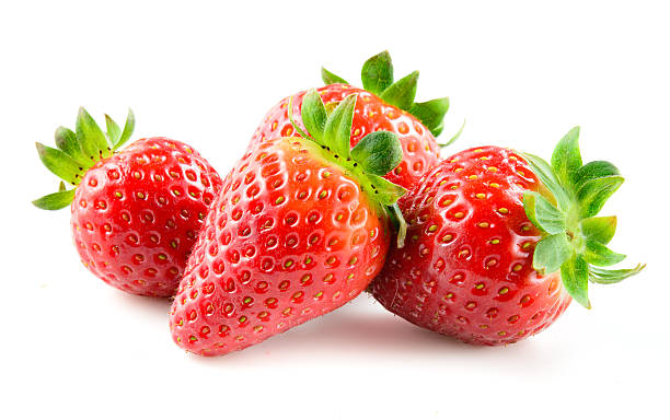 istock Strawberry. Berries isolated on white background. 492463740