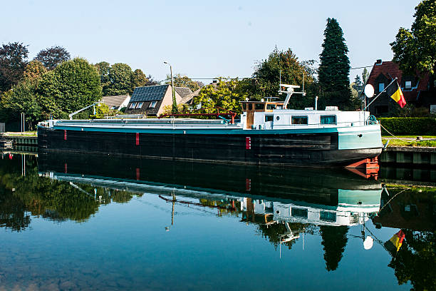 istock Houseboat in a channel 492464872