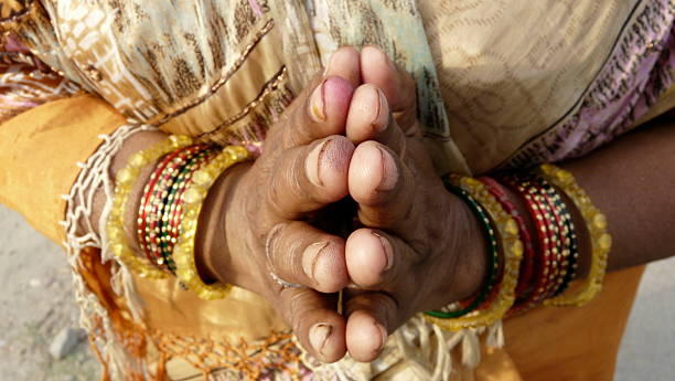 istock India woman namaste Hands 492484420